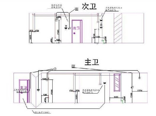 酒店装修水电图纸图片分享